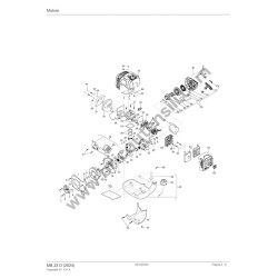Mountfield MB 33 D Drawing Spare Parts