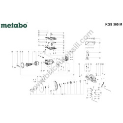 Ricambi Metabo per Smerigliatrici Angolari L 3709-L10-10-LE 9-10