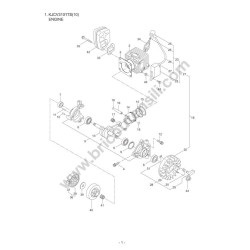 Maruyama Motosega KJCV3101TS(10) Esploso Ricambi