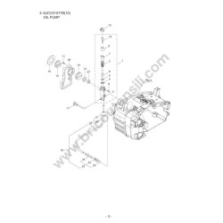 Maruyama Chainsaw KJCV3101TS(10) Parts Diagram 1