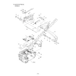 Maruyama Chainsaw KJCV3101TS(10) Parts Diagram 5