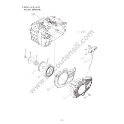 Maruyama Chainsaw MCV3101S(14)-01 Parts Diagram 4