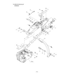 Maruyama Chainsaw MCV3101S(14)-01 Parts Diagram 5