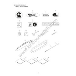 Maruyama Chainsaw MCV3100TS(10)-01 Parts