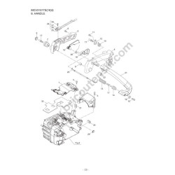 Maruyama Chainsaw MCV3101TS(10)Q Parts Diagram 5
