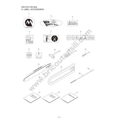 Maruyama Esploso Ricambi per Motosega MCV3101TS(10)Q 7
