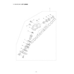 Maruyama Esploso Ricambi per Decespugliatore BC2621RS - 2