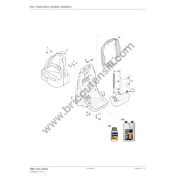 Mountfield MBP 750 Esploso Ricambi 1