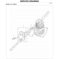 Dolmar Engine Blower PB250.4 Parts Diagram - 8
