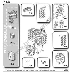 ABAC NS 39/500 CT 5 5 V400 NT I Parts Diagram