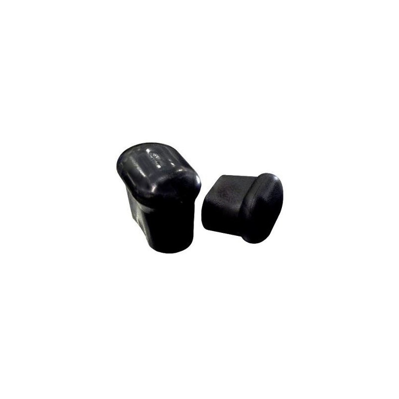 Oval external rubber tip