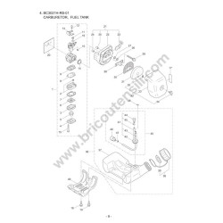 Maruyama Esploso Ricambi per Decespugliatore BC3021H-RS-01 - 4