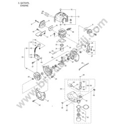 Maruyama Parts Diagram for Hedge Cutter GK761PL - 1
