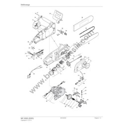 Mountfield MC 2000 Esploso Ricambi
