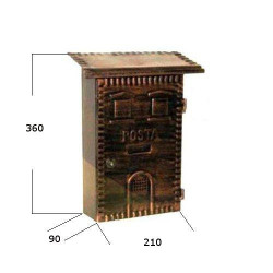 Rustic Copper Mailbox
