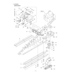 Maruyama Hedge Cutter HT237D Parts Diagram