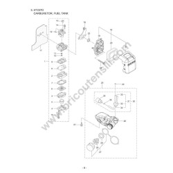 Maruyama Esploso Ricambi per Tagliasiepi HT237D - 2
