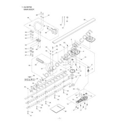 Maruyama Hedge Cutter KJHS750 Parts Diagram