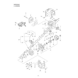Maruyama Esploso Ricambi per Motopompa MIP2524S - 1