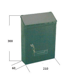 Steel Mailbox mod.Garden