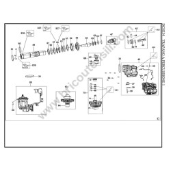 DeWalt DCH334-GB Type 1 Rotary Hammer Parts Diagram - 2