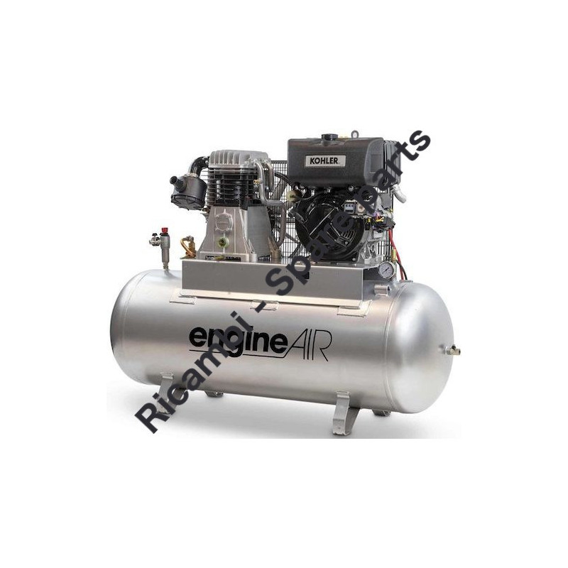 Gruppo Pompante per Compressore a Cinghia A29B BLU