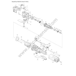 Makita Multi-Tool TM3010C Parts Diagram
