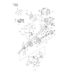 Maruyama Esploso Ricambi per Decespugliatore MX22E - 2