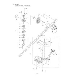 Maruyama Brushcutter MX24E Parts Diagram - 4