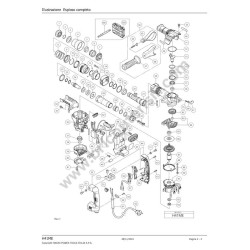 Ricambi Hitachi per Smerigliatrici Angolari