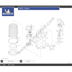Michelin Esploso Ricambi per Idropulitrice MPX140HL - 6