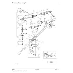 HIKOKI GM13Y Stone Grinder Parts Diagram