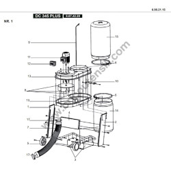 Femi Aspiratore DC 345 PLUS Ricambi