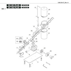 Femi Aspiratore DC351-352 PLUS Ricambi