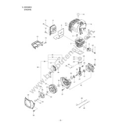 Maruyama Brushcutter MX36EH Parts Diagram - 2