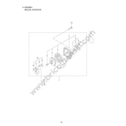 Maruyama Brushcutter MX36EH Parts Diagram - 3