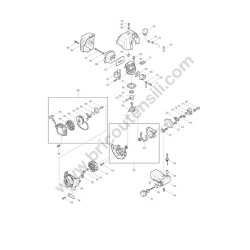 Makita Trimmer EH760 Parts Diagram - 1