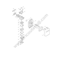 Makita Trimmer EH760 Parts Diagram - 2