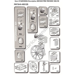 CECCATO BELTAIR PRO 90C2MR Parts Diagram - 1