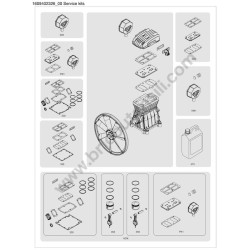 ABAC Parts Diagram for Air Compressor A29 100 CM2 E1 - 2