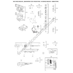 AEG BS18SBL2-202C Trapano Avvitatore IN2 Ricambi