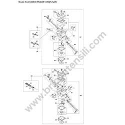 Makita Chain Saw DCS4630 Parts Diagram - 5