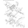 Makita Cordless Chain Saw BUC250 Parts Diagram
