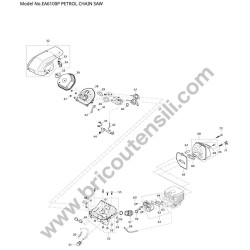 Makita Chainsaw EA6100P Parts Diagram - 1
