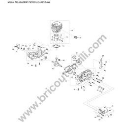 Makita Motosega EA6100P Esploso Ricambi - 2