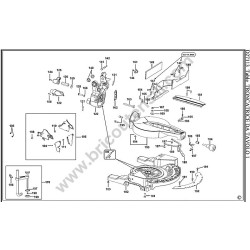 DEWALT Esploso Ricambi per Troncatrice D27113 Tipo 1 - Tavolo