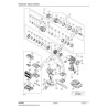 Hitachi HIKOKI Cordless Drill DV18DE Parts Diagram
