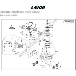 Lavor NPX 1813XP Parts Diagram - 8.620.0617 - 1