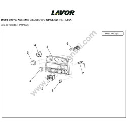 Lavor NPX 1813XP Parts Diagram - 8.620.0617 - 3