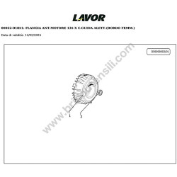 Lavor Esploso Idropulitrice NPX 1813XP - 8.620.0617 - 7